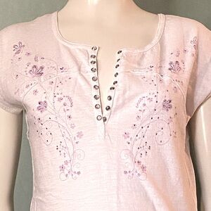 Cowgirl Up embellished short sleeve tee